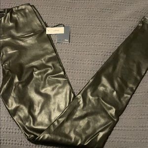 NWT LEATHER LEGGINGS